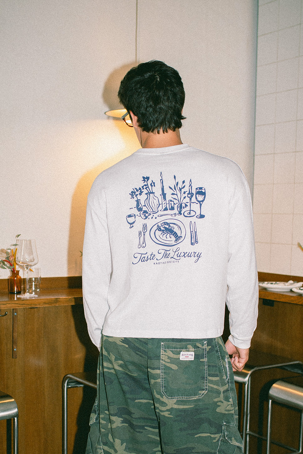 Goûtez au t-shirt blanc de luxe