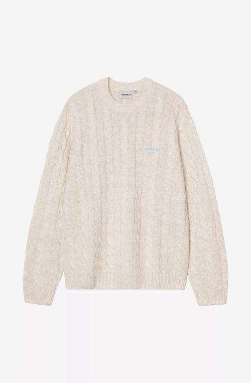 Carhartt WIP Jersey Signature Fleur De Sel/Citadel 