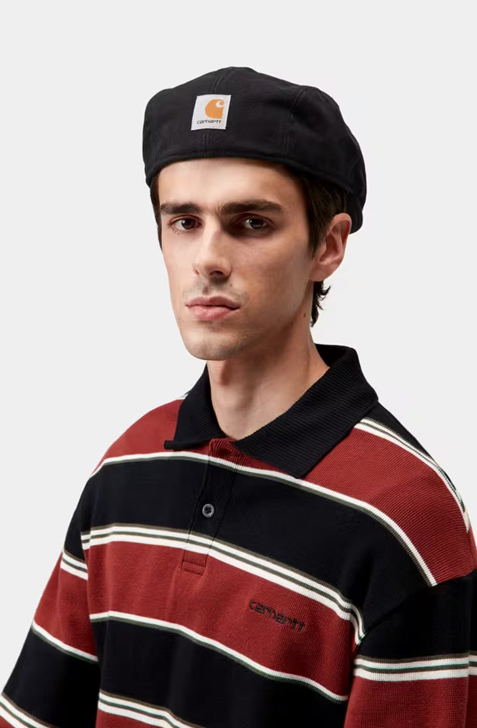 Boina Carhartt WIP Webster Black Stone Washed 