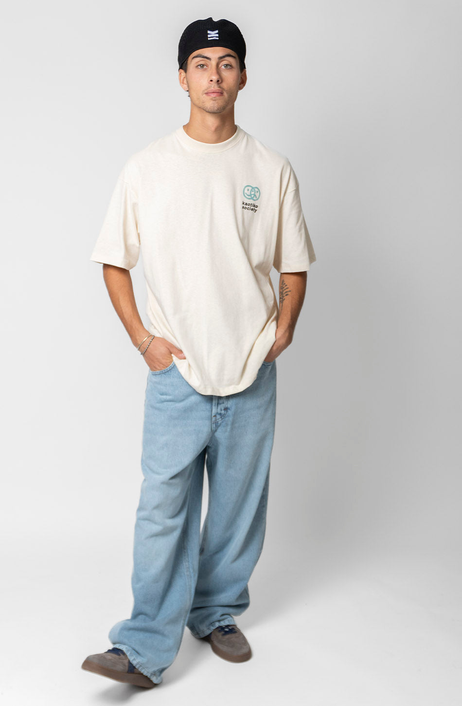 Camiseta Disconnected Your Vision Coton bio Ivoire