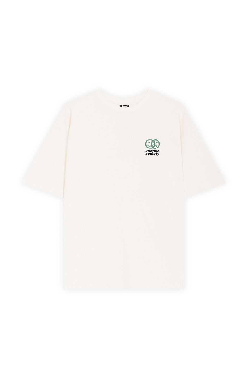 Disconnected Your Vision Elfenbeinfarbenes T-Shirt aus Bio-Baumwolle