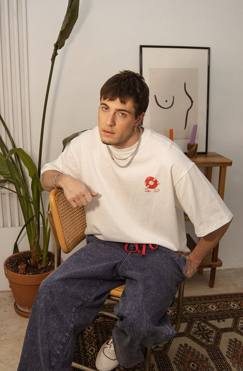 Camiseta Play It Loud Organic Cotton White