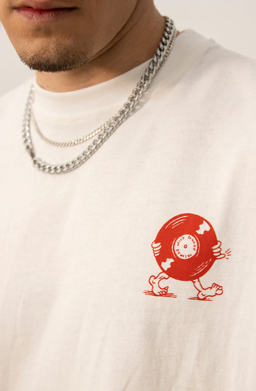 Camiseta Play It Loud Organic Cotton White