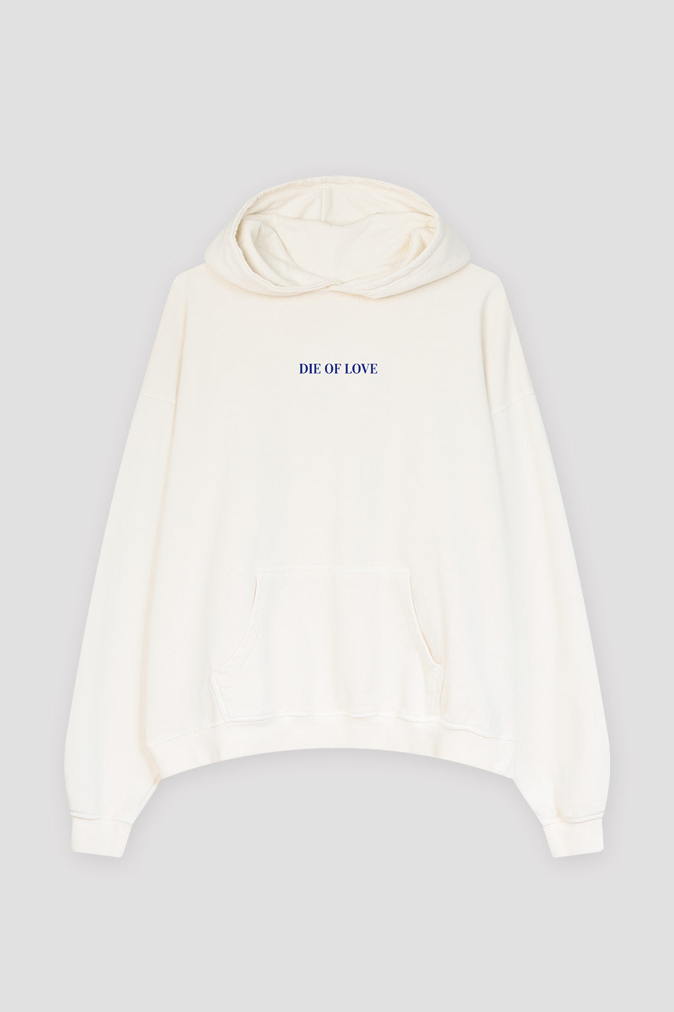 Sudadera Washed Die Of Love Ivory 