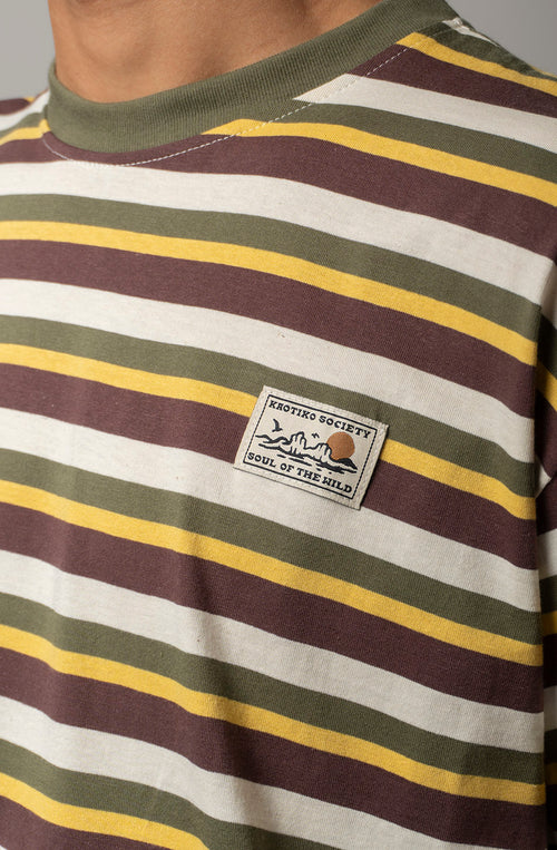 T-shirt à rayures western