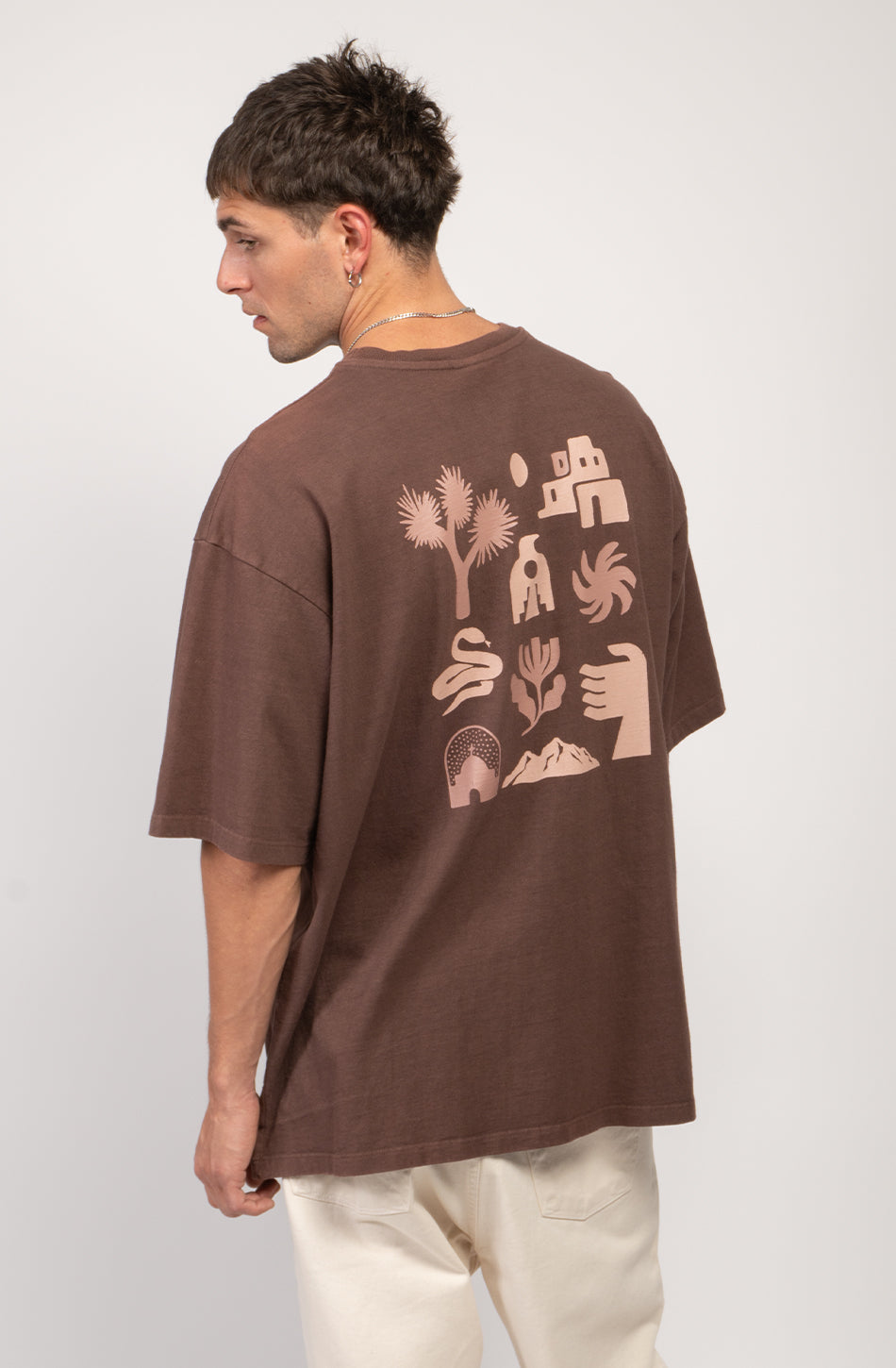 Element – ​​West – Braunes T-Shirt