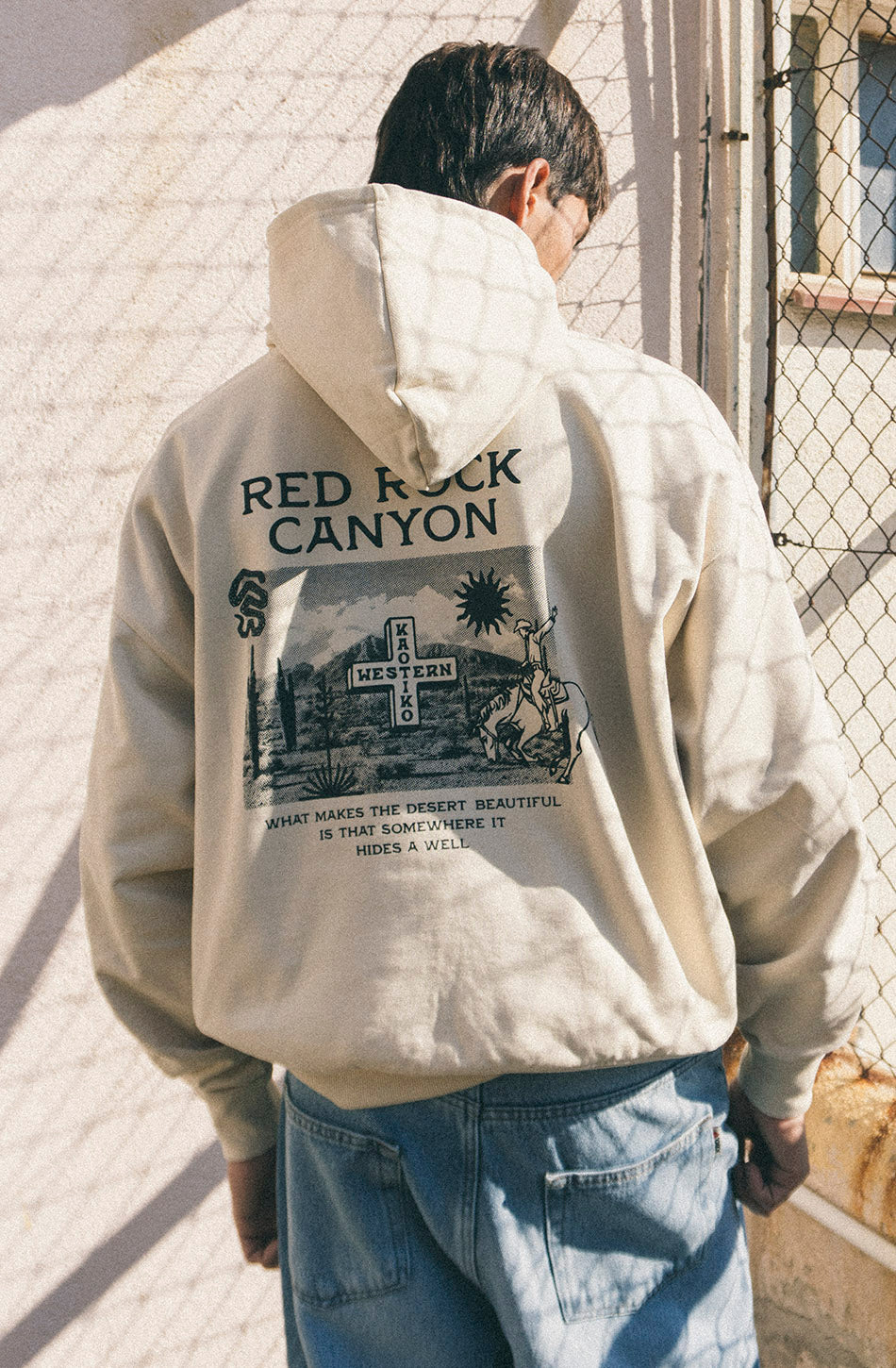 Sweat à capuche Red Rock Canyon Bone