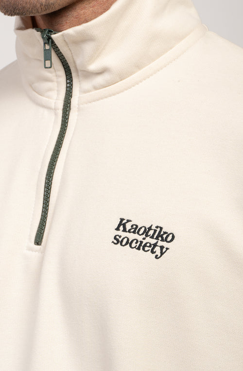 Sweat-shirt Walker Kaotiko Society Zipper Bone