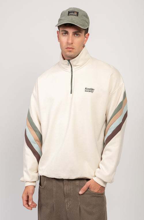 Sweat-shirt Walker Kaotiko Society Zipper Bone