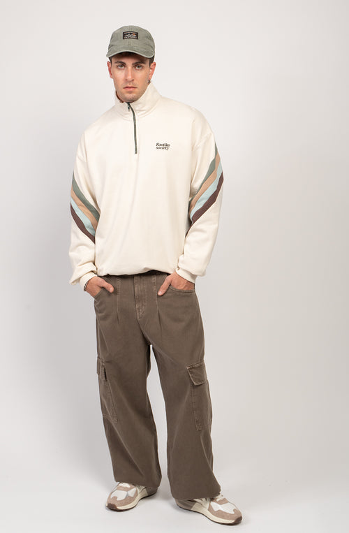 Sweat-shirt Walker Kaotiko Society Zipper Bone