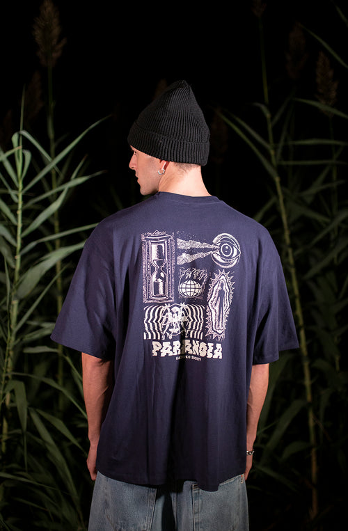 Ich bin paranoid Blau T-shirt