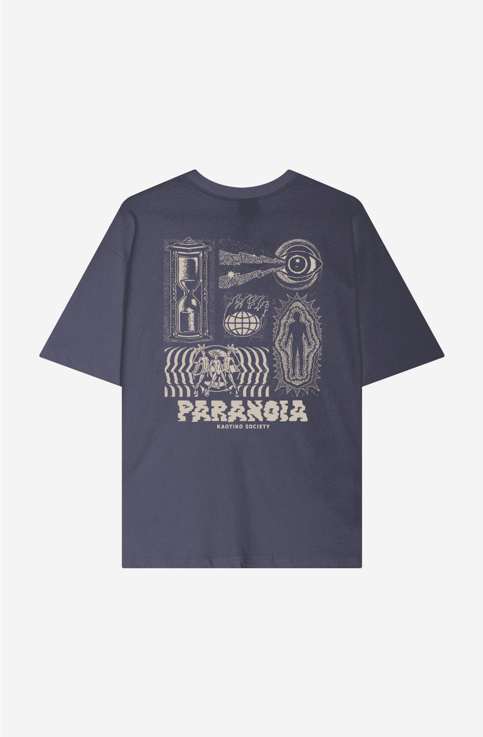 Ich bin paranoid Blau T-shirt