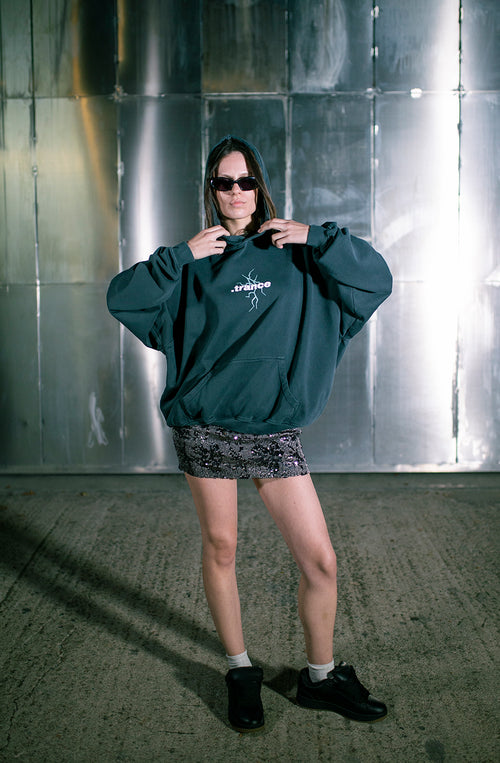 Sweatshirt „Washed Trance Lightning Green“