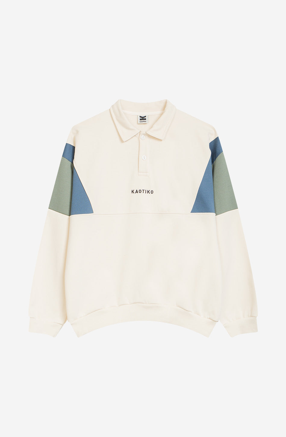 Sweat-shirt Polo Harry Bone/Prusia/Old Green 