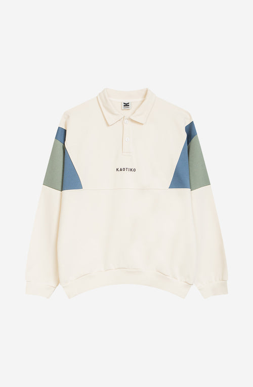 Harry Bone/Preußisch/Altgrünes Polo-Sweatshirt