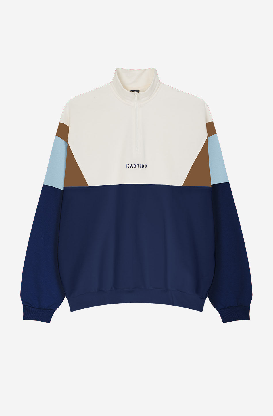 Sweat Arthur Ivory/Navy/Camel/Sky 