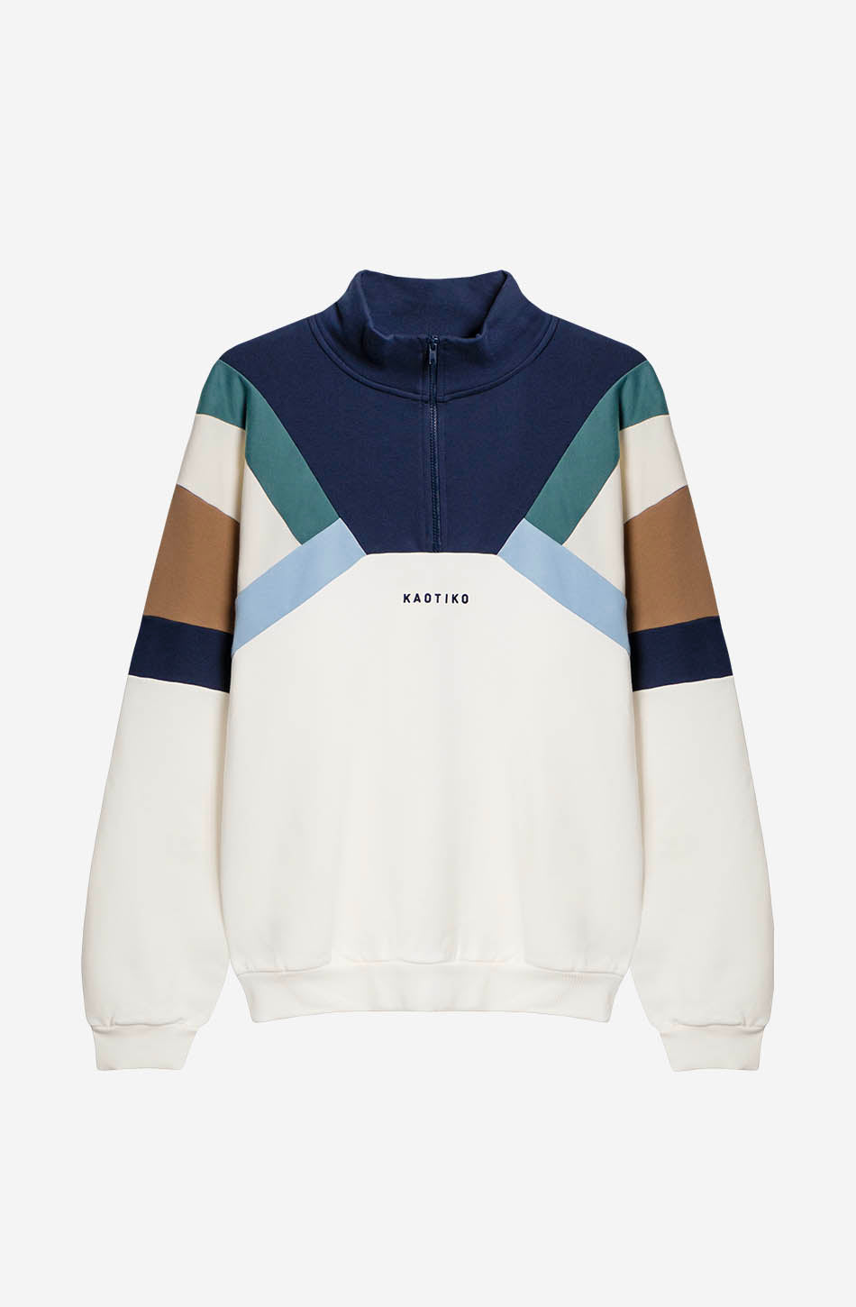 Aleck ivory/Navy sweatshirt