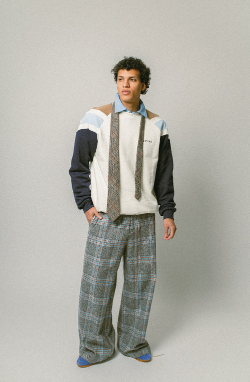 Rocco Ivory/Navy Sweatshirt