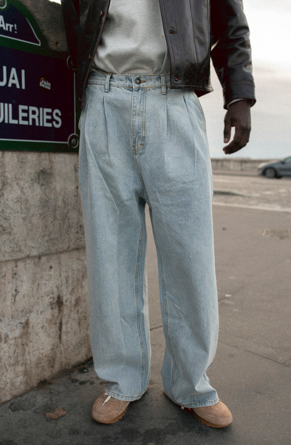Pantalón Wide Leg Coffee Club Denim Acid