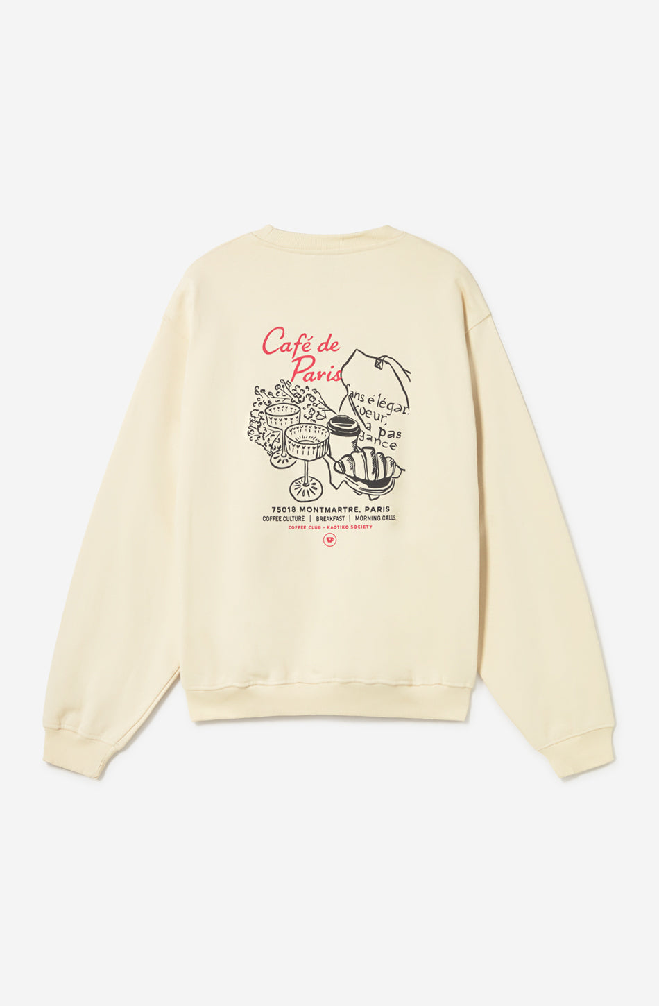 Paris Coffee Ivory Sweatshirt