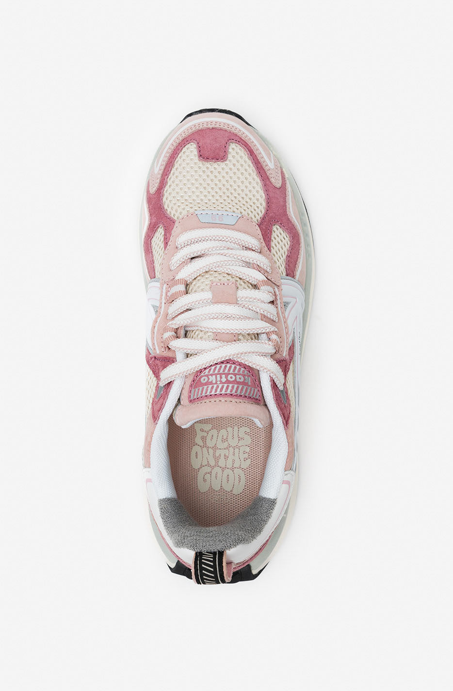 Kaotiko Damen-Sneaker Detroit Tech Sand Rose