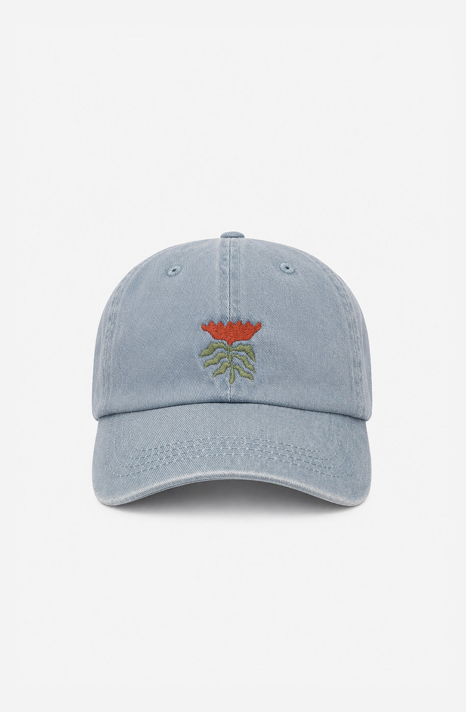 Lily Washed Aquamarine Cap