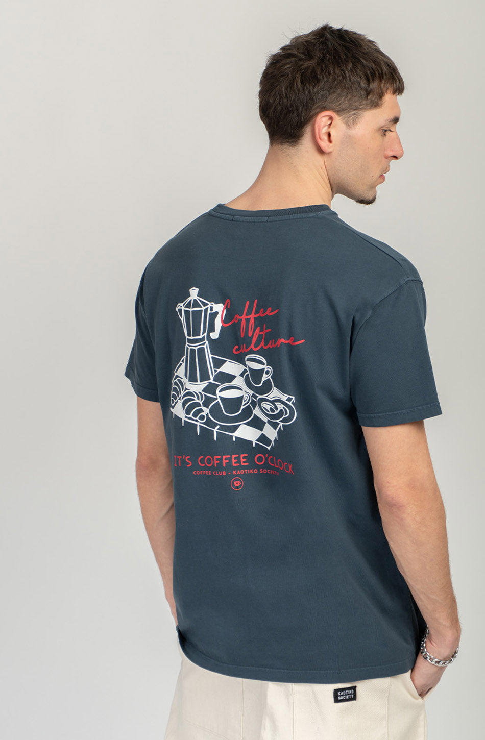 T-shirt Coffee Time Navy