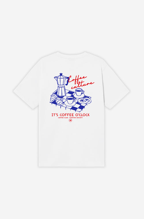 Coffee Time White T-Shirt