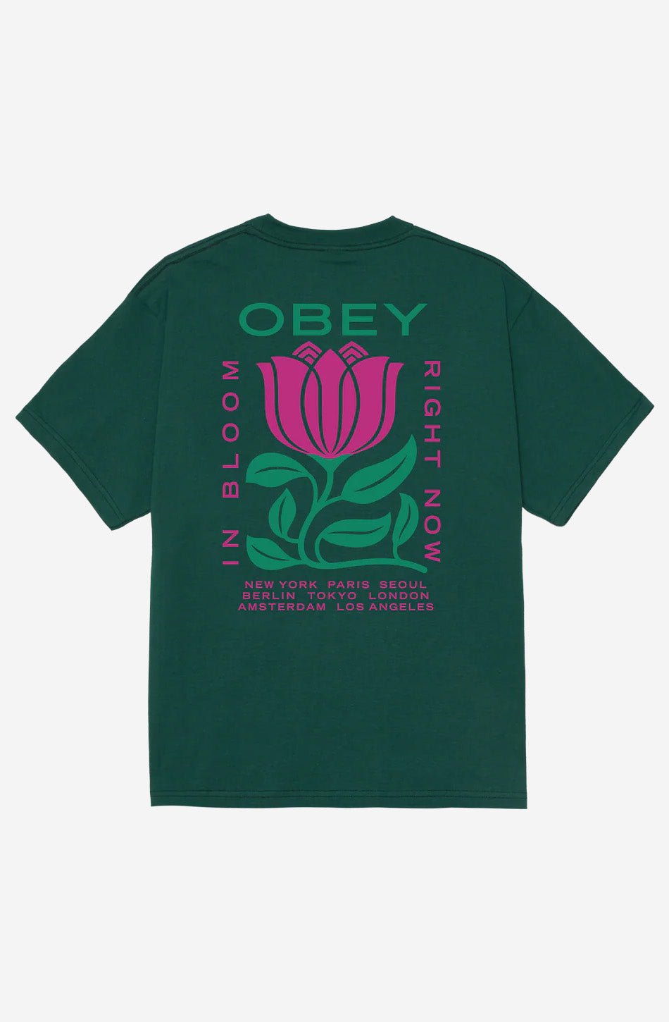 T-shirt Obey In Bloom Classic Rainforest 