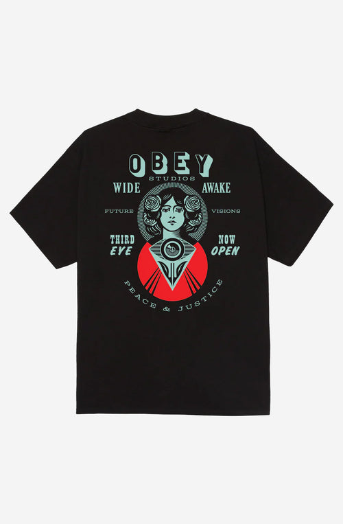 OBEY Knowledge Is Power Cream T-Shirt