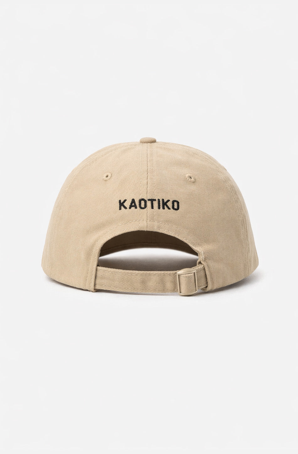 Beige Bulldog Cap