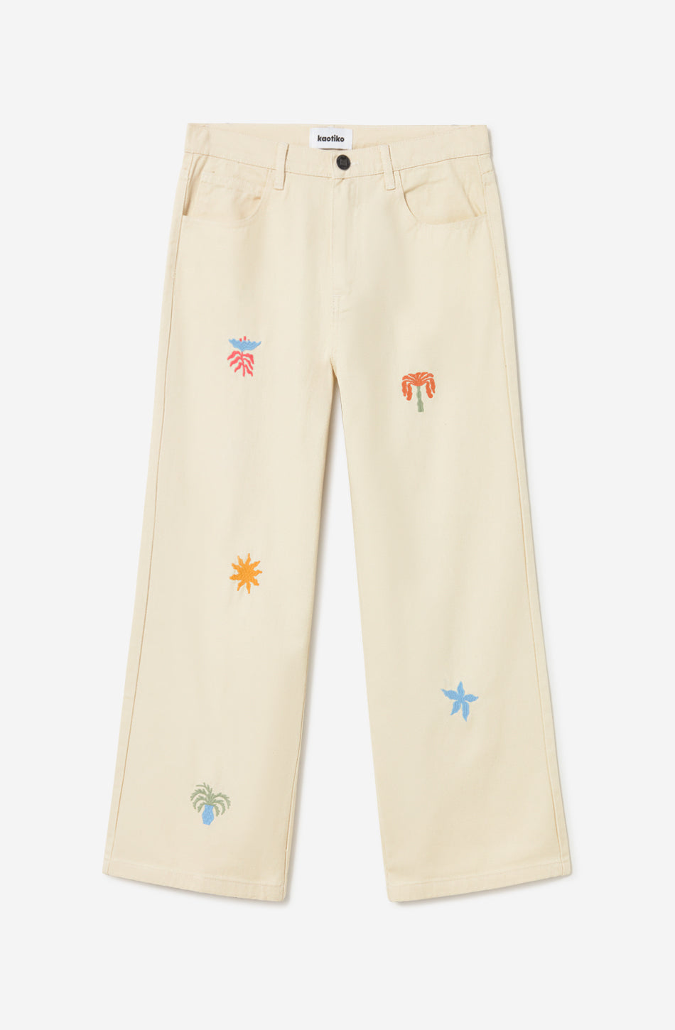 Pantalon baggy oversize Paradise Ivory