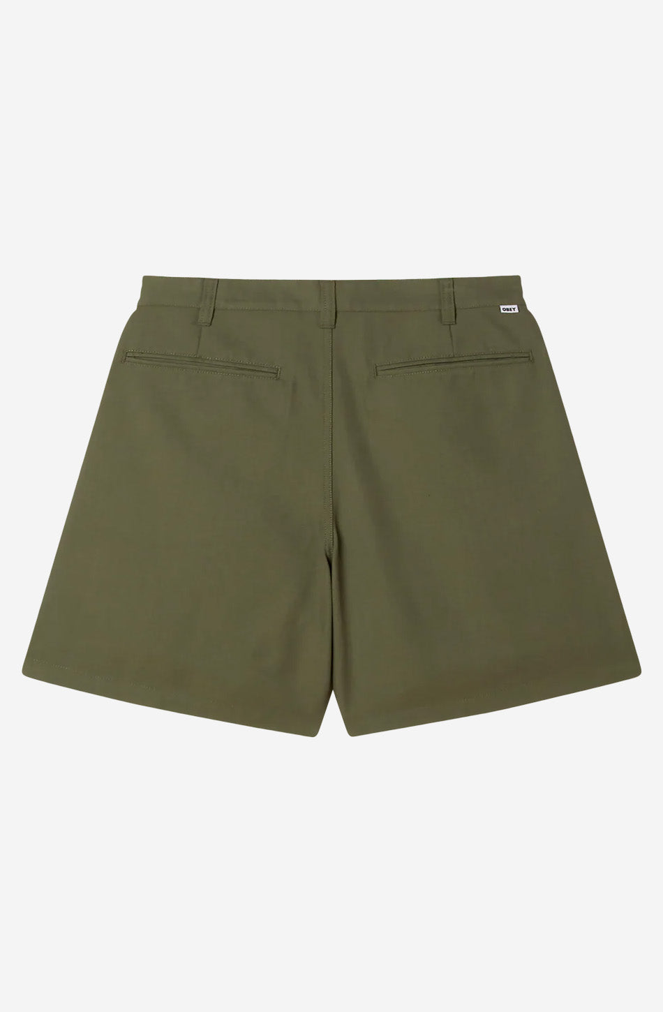 Bermuda OBEY Dean Pleated Short Tea Leaf 