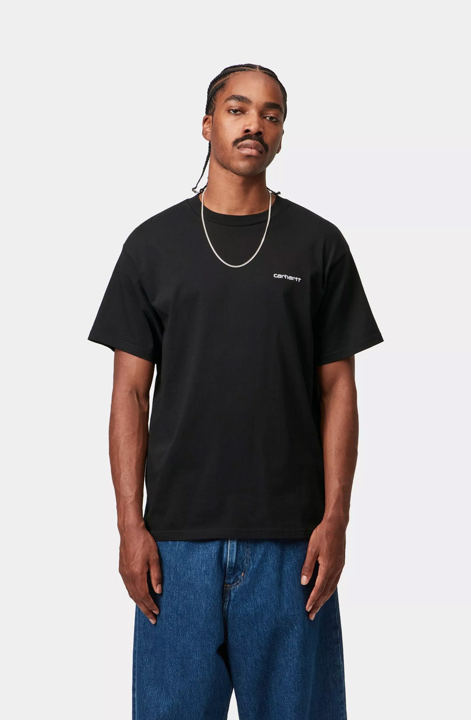 T-shirt Carhartt WIP Archice Script Organic Black 