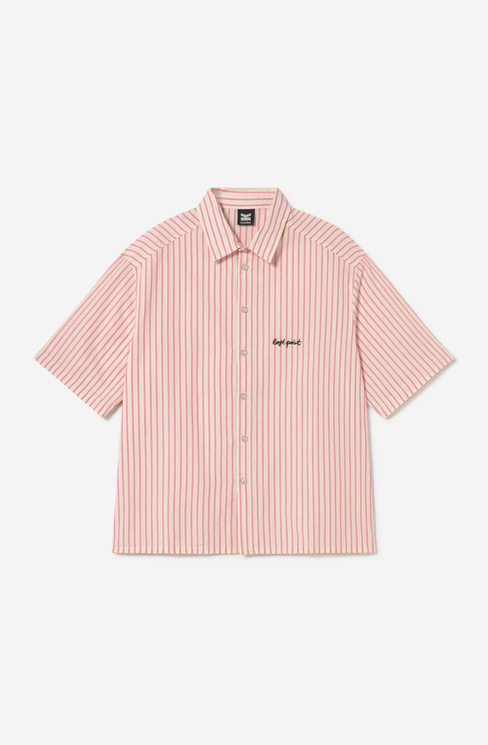  Chemise Lost Point Ivoire/Grenat Rayures
