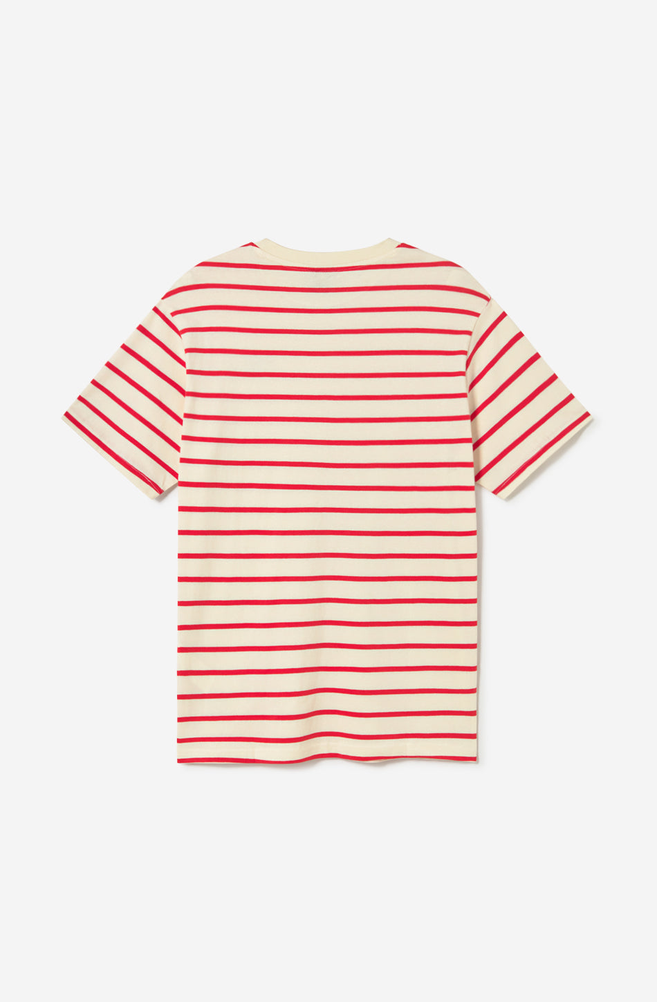 T-shirt Coffee Culture Stripes Red/Ivory 