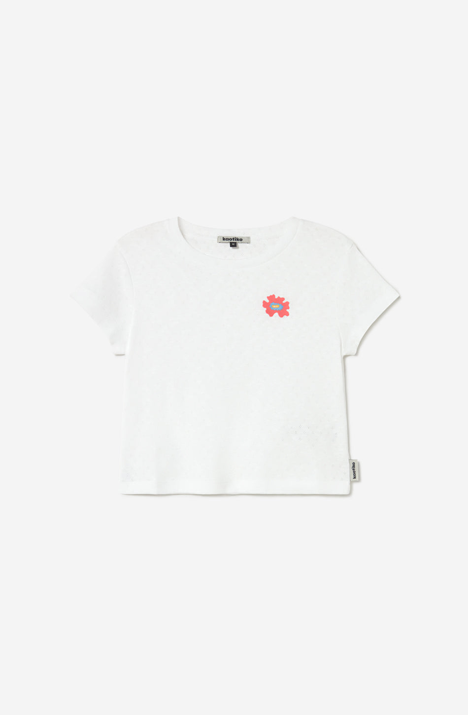 T-shirt Peony White