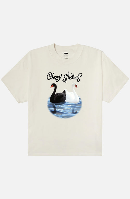 OBEY Studios Swam Vintage White T-shirt