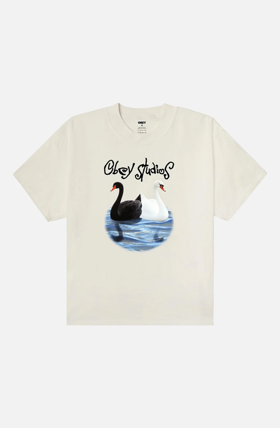 OBEY Studios Swam Vintage White T-shirt