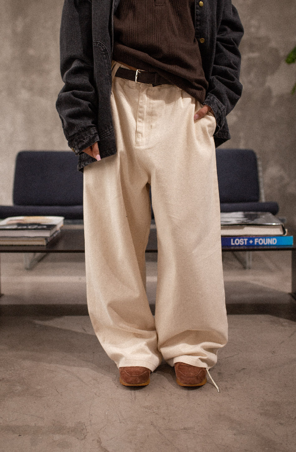 Pantalón Logan Ivory