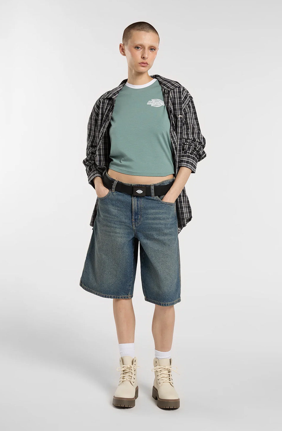 Dickies Khakifarbene Bermudas