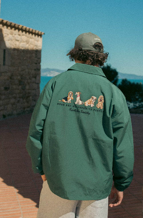 Dogs Green Jacket