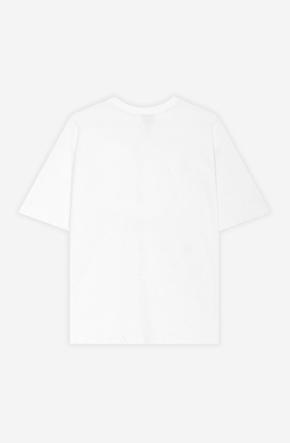 T-shirt court Paws & Relax en coton biologique blanc