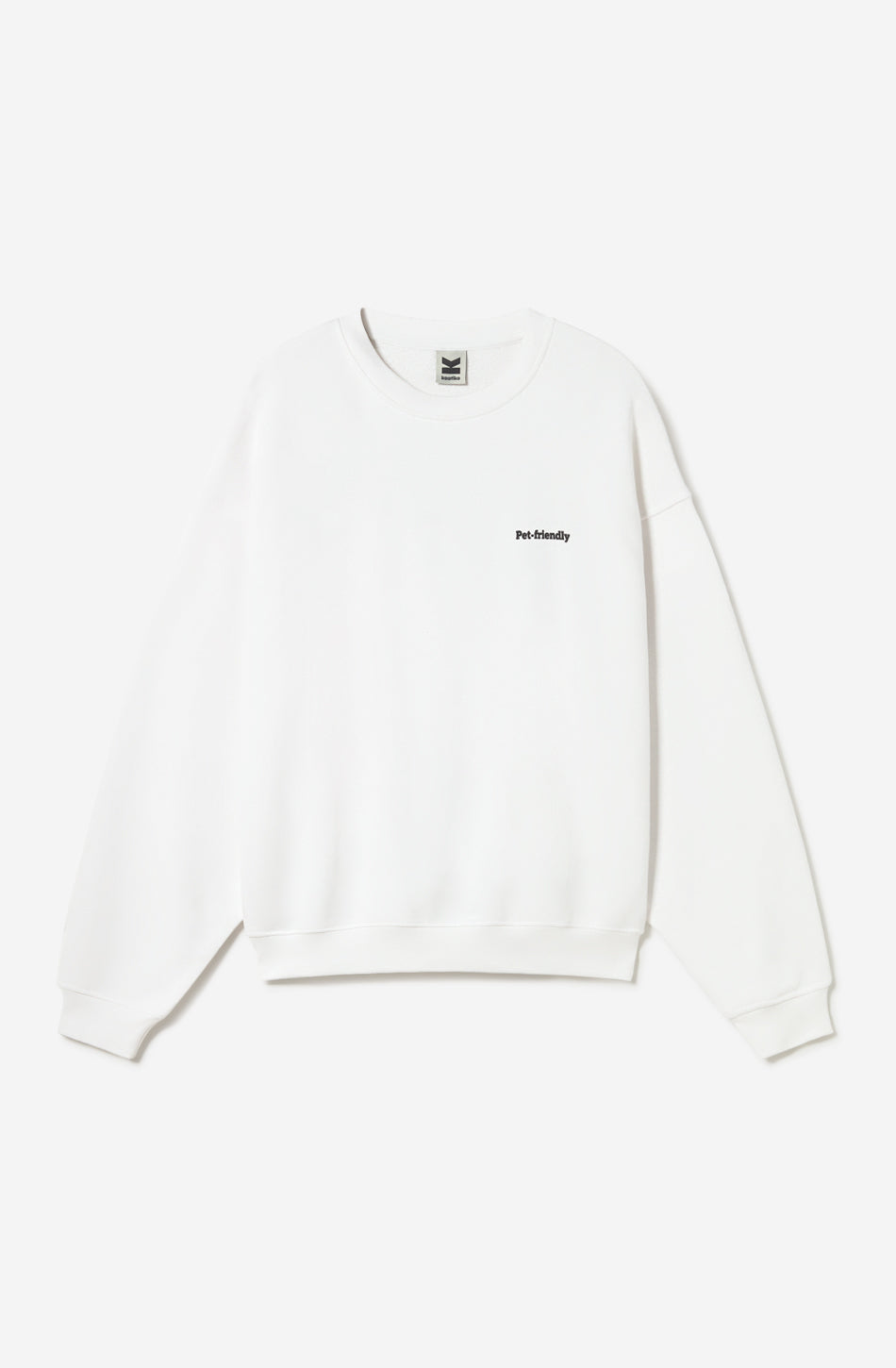 Sweat-shirt Pet-Friendly Organic Cotton White