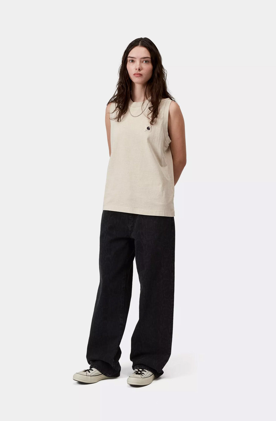 T-shirt Carhartt WIP  W Nelson Organic Stone