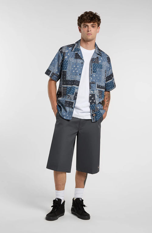 DICKIES Glandorf SS Hemd Dunkel Marine