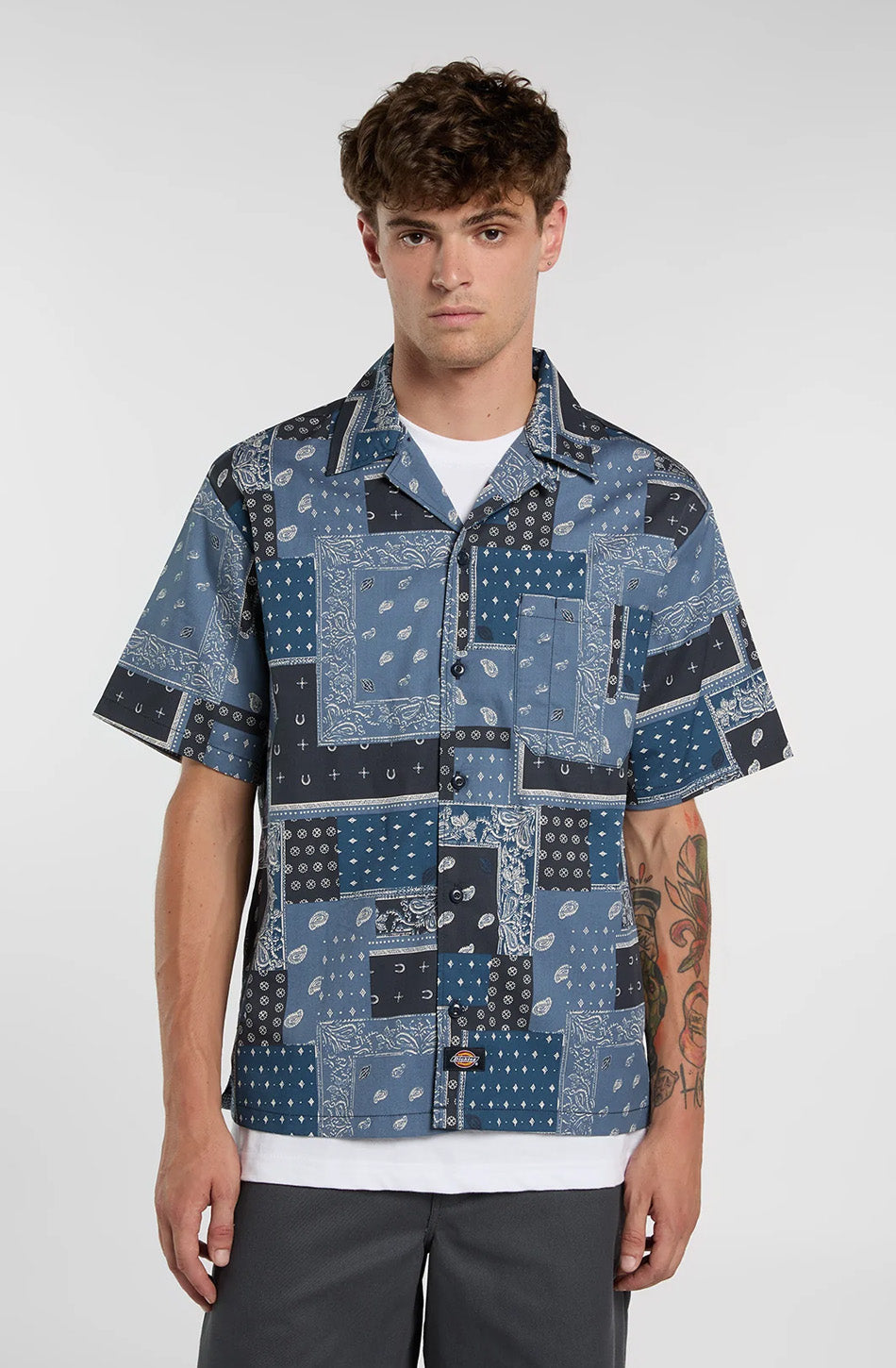 Chemise DICKIES Glandorf SS Dark Navy