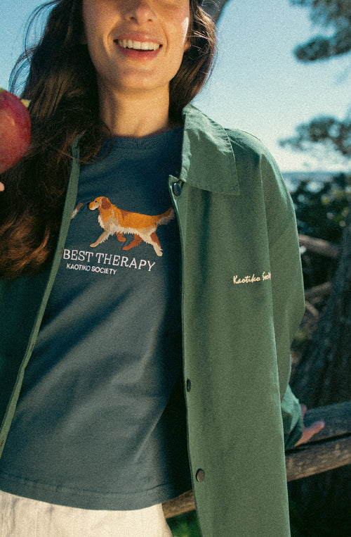 The Best Therapy Navy T-shirt