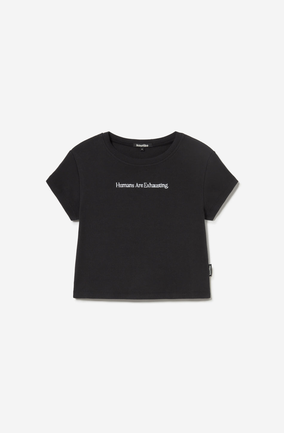 T-shirt Humans Are Exhausting Black
