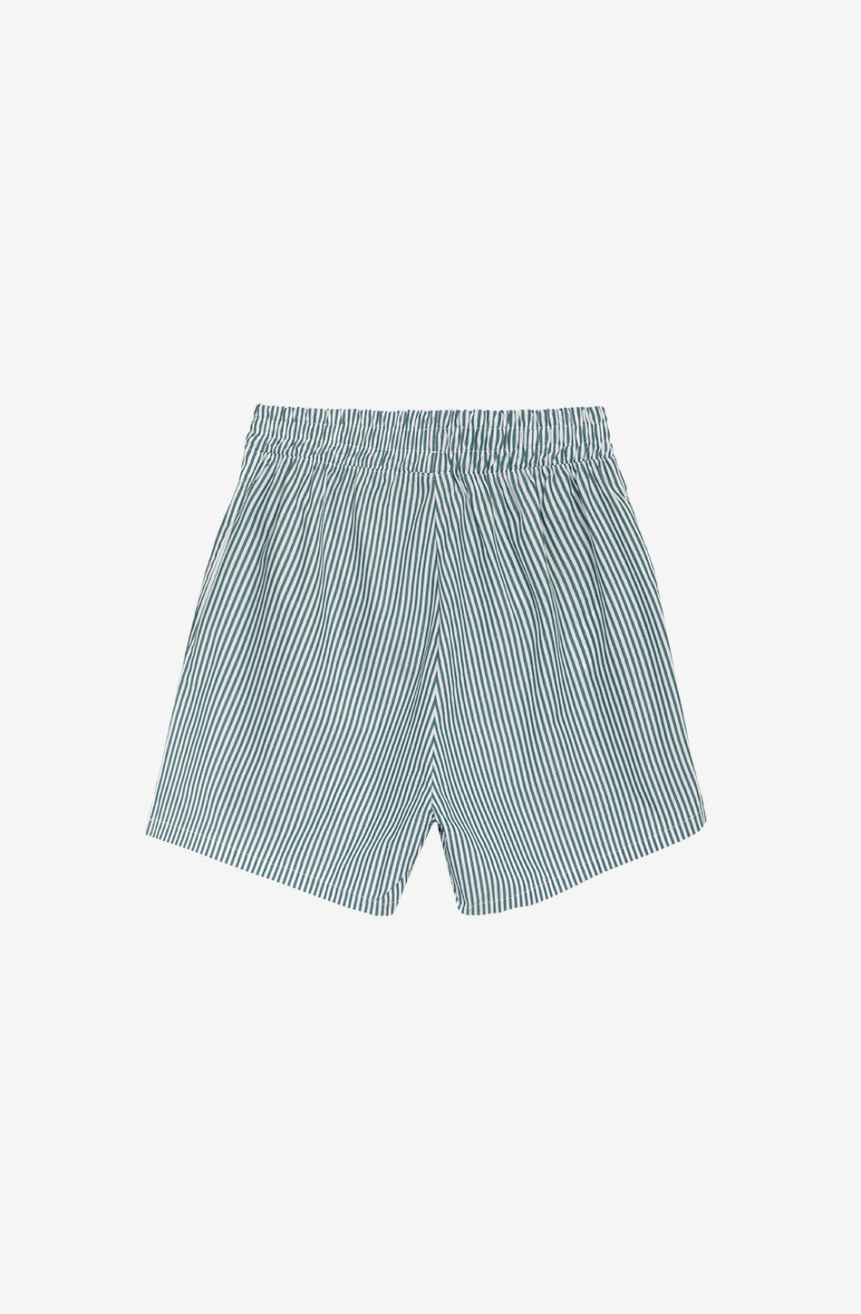 Short vert bermuda à rayures dalmatiennes